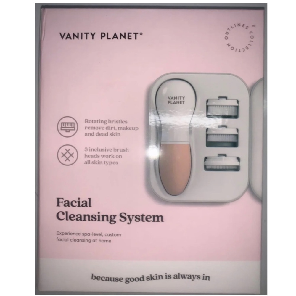 💜Vanity Plant Facial Cleansing System Brush